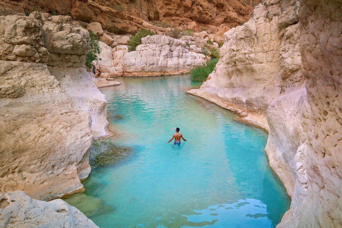 Wadi Shab in Oman